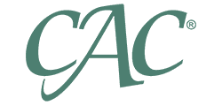 Green stylized CAC logo on a white background