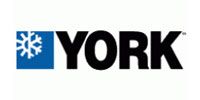 The YORK logo featuring a blue square with a snowflake symbol and the word