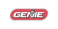 Red Genie logo in a rounded rectangle with white text and a small genie graphic
