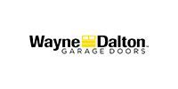 Wayne Dalton Garage Doors logo in black and yellow on a white background