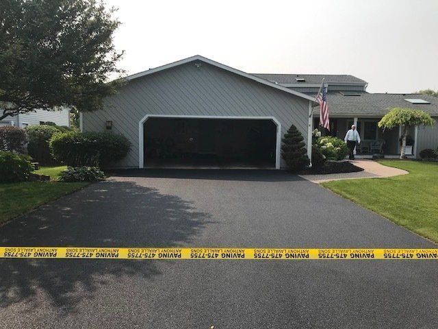 A house with a yellow caution tape around it