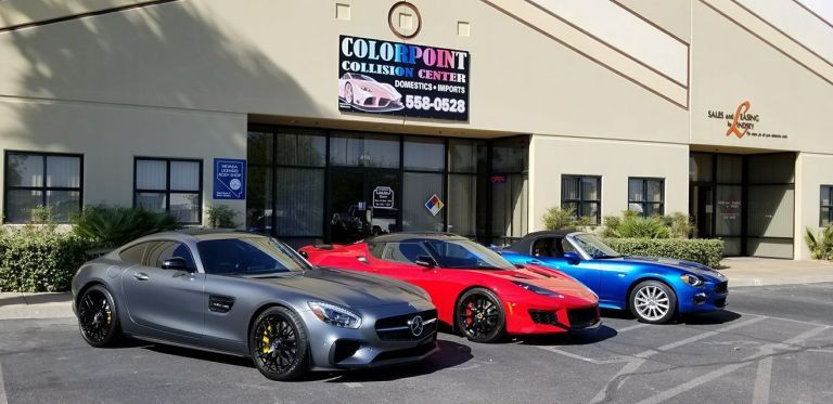 Colorpoint Body Shop and Auto Detailing and sports cars