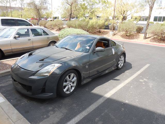 Parked sports car
