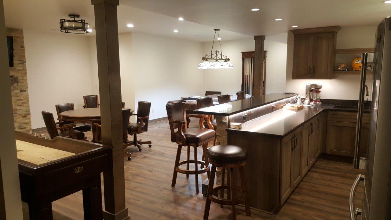 Steve Wirtz Builders Inc -Basement - Bars - Theater