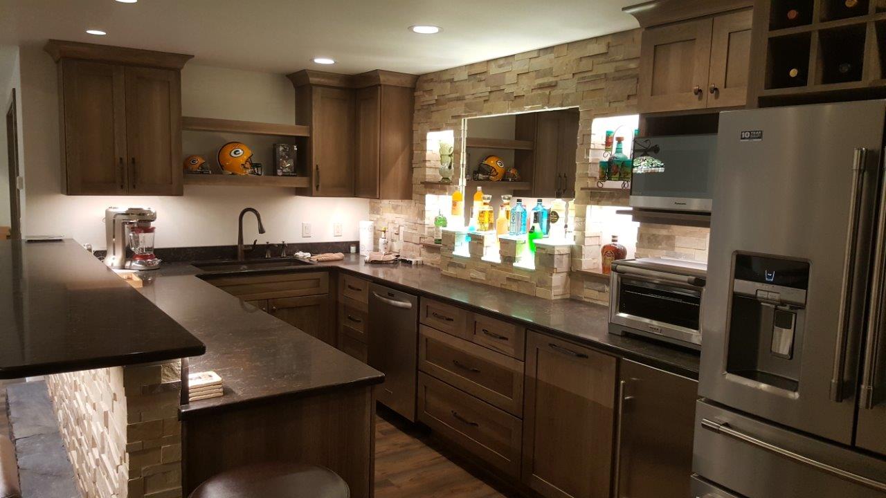 Steve Wirtz Builders Inc -Basement - Bars - Theater