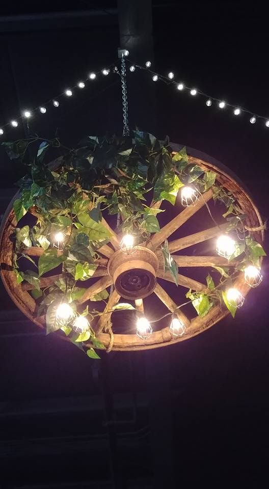 Banquet hall chandelier