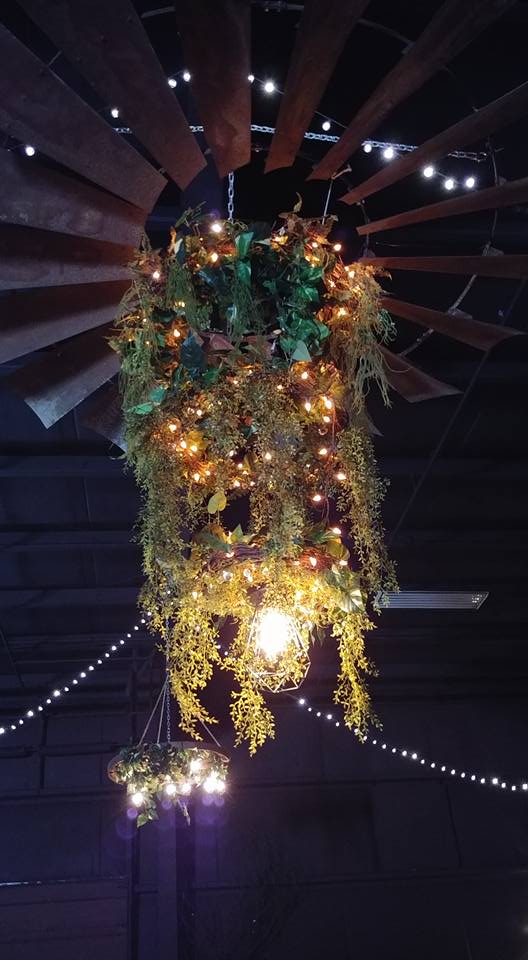 Banquet hall chandelier