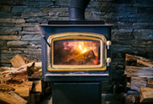 Wood stove cleaning