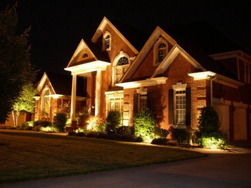 Exterior lighting installation