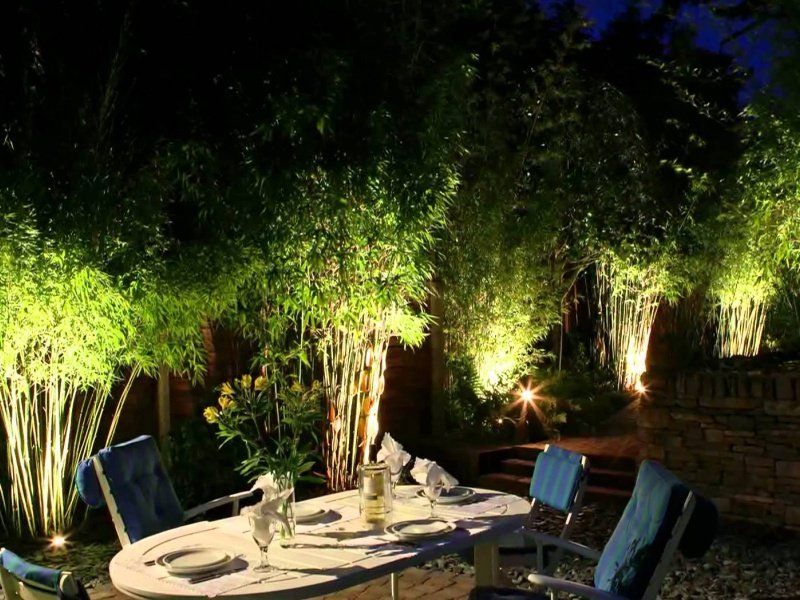 Exterior lighting installation