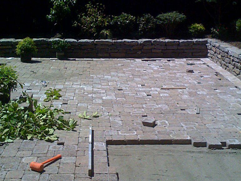 Flagstone, patio, & paver Installation