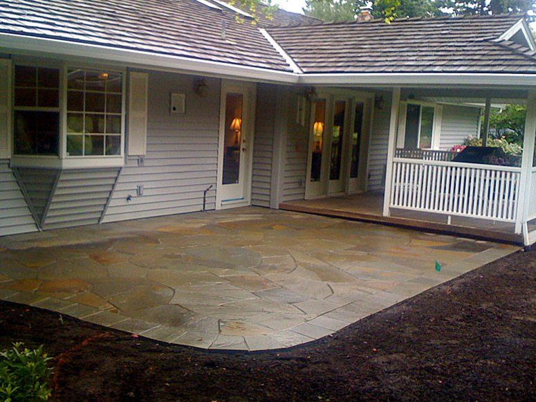 Flagstone, patio, & paver Installation