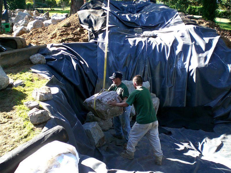 Water feature installation