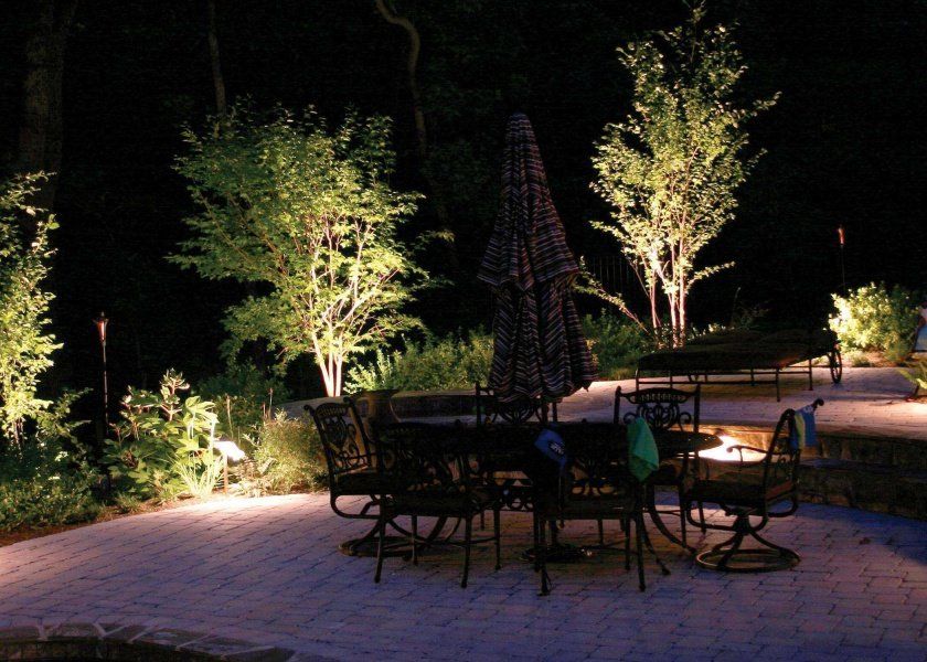 Exterior lighting installation