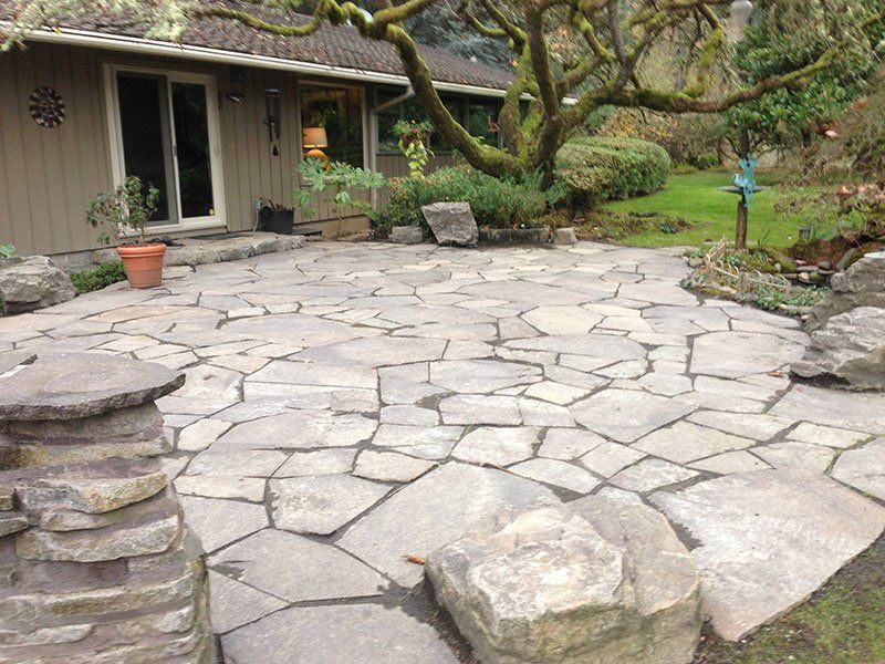 Flagstone, patio, & paver Installation