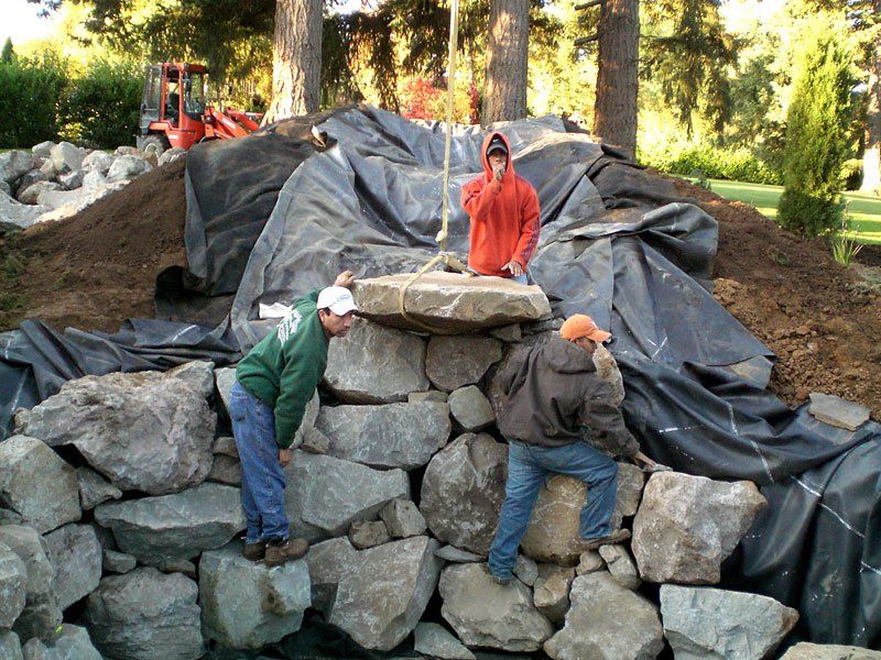 Water feature installation