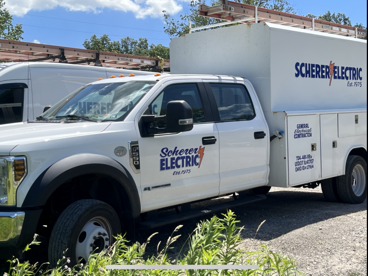 Electrical services truck
