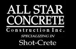All Star Concrete Construction logo