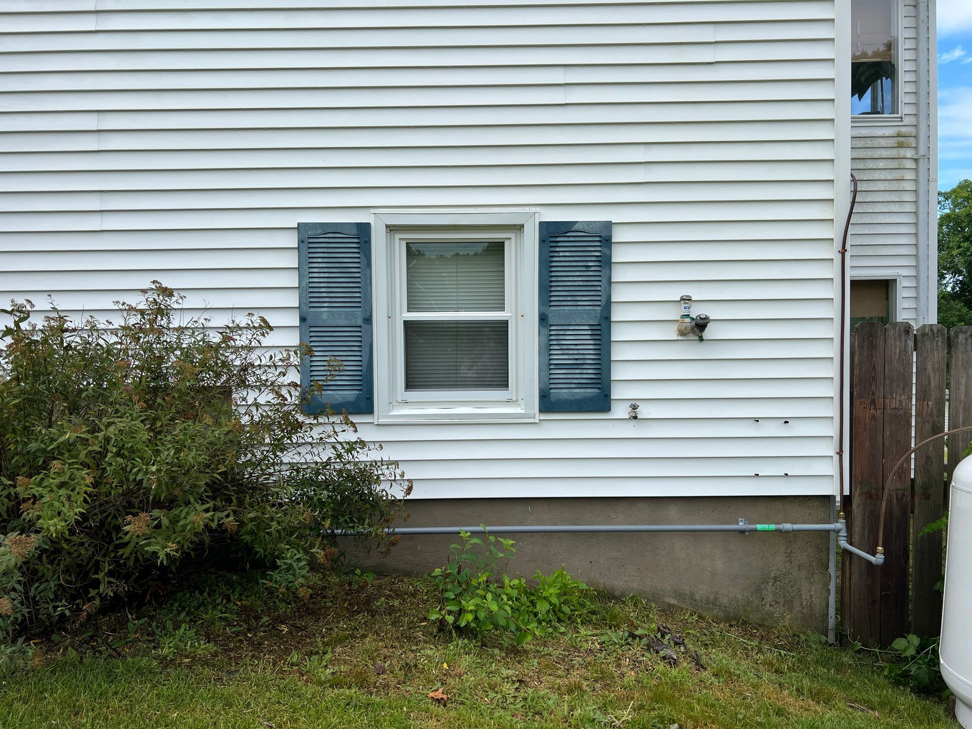 siding pressure washing - after