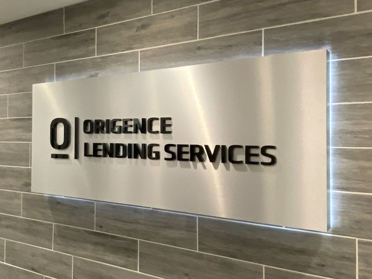 Origence Lending Services logo sign