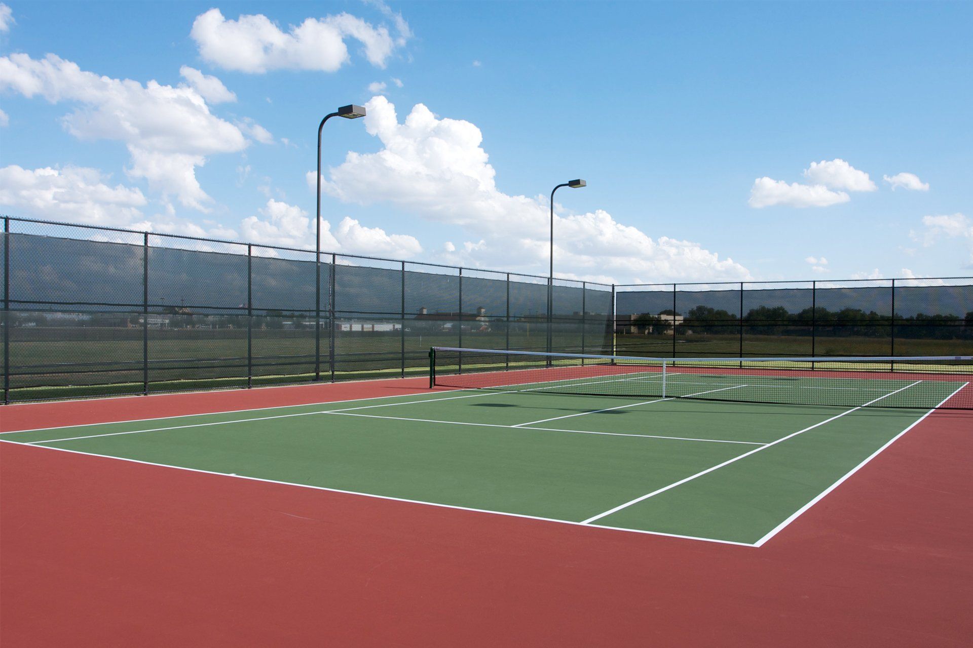 Теннисный корт проект
