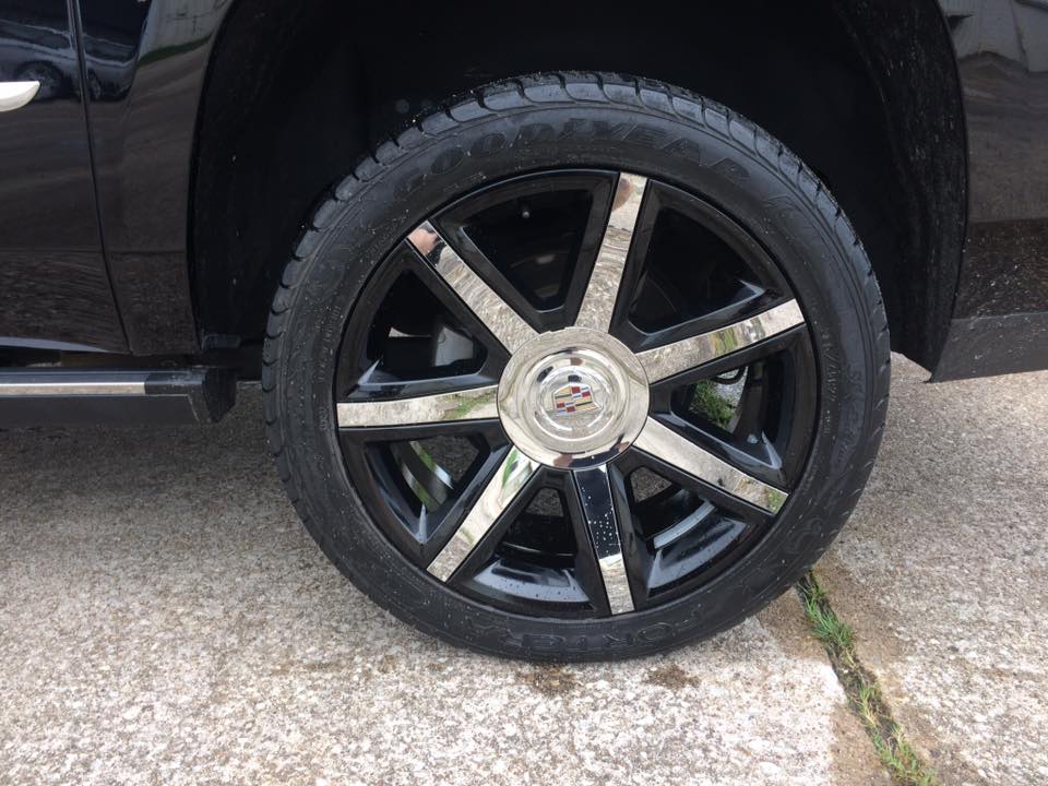 Powder coating wheel