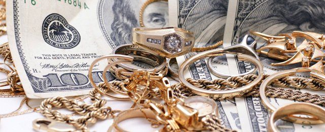 Jewelry with cash