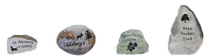 Custom Engraved Rocks