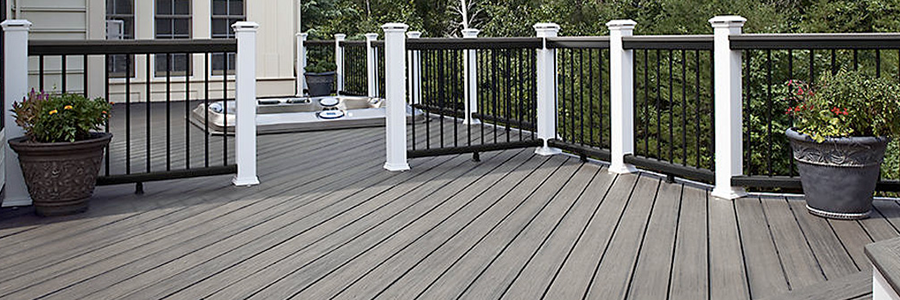 Composite decking and railings