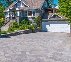 Paver driveway