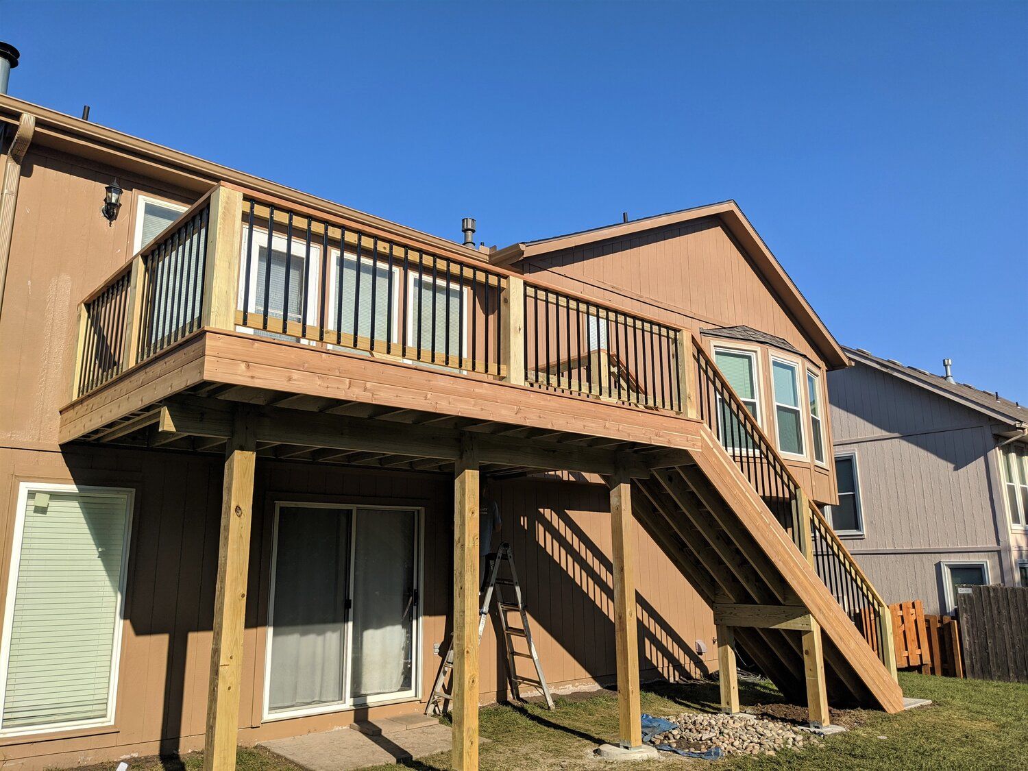 Deck and balconies