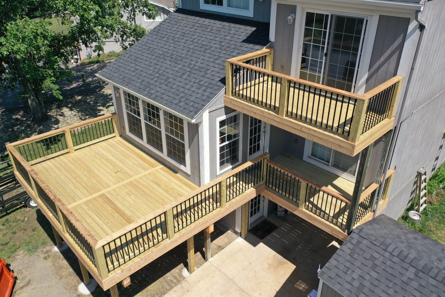 Deck and balconies