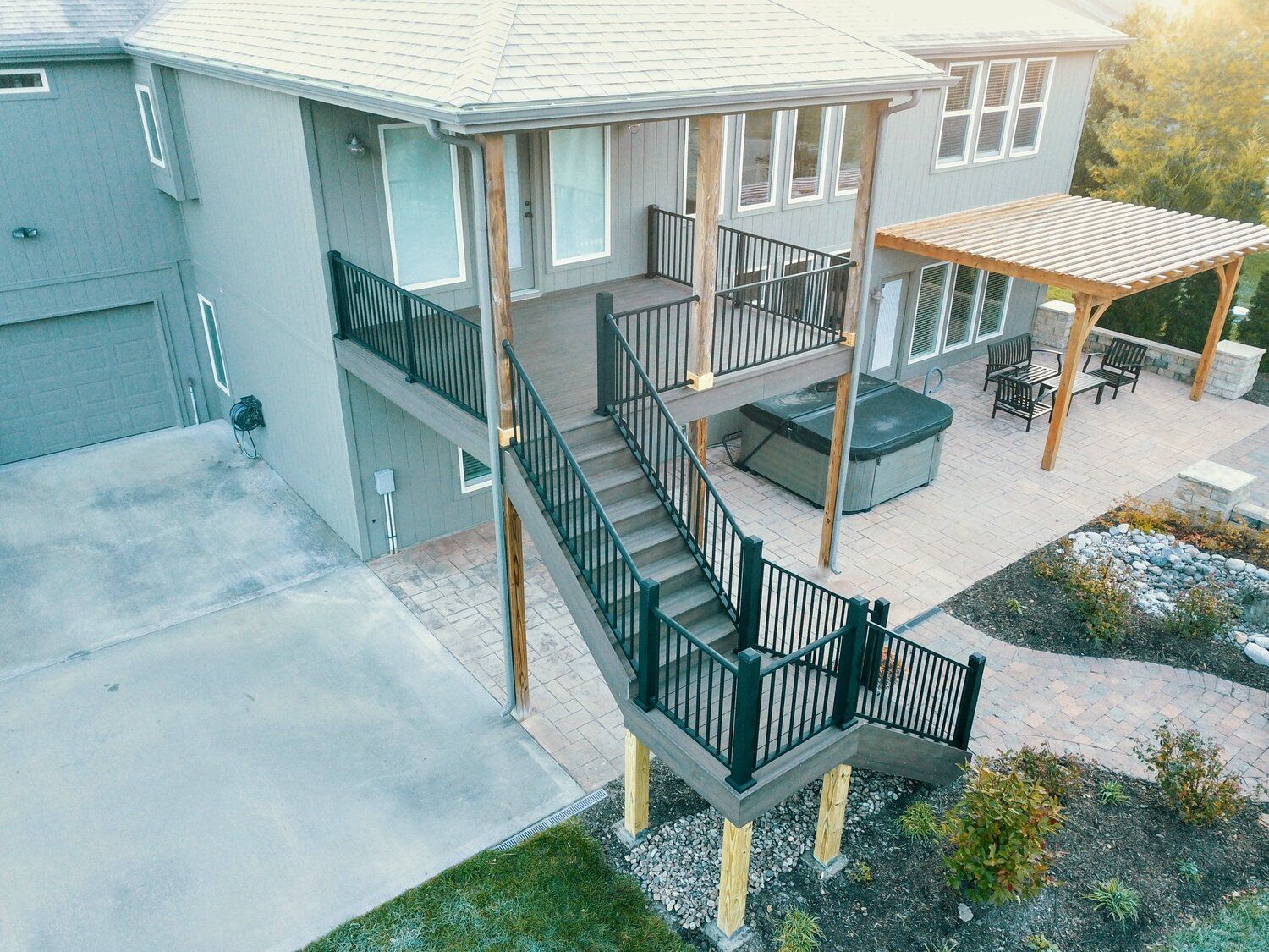 Deck and balconies