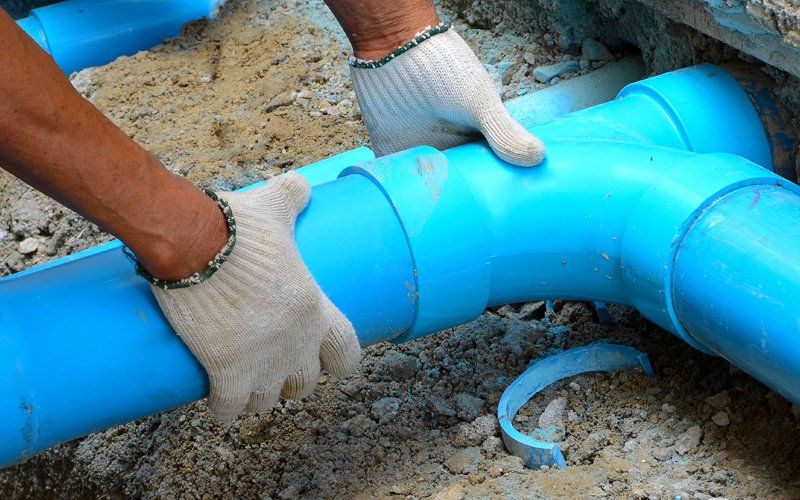 Installing water line