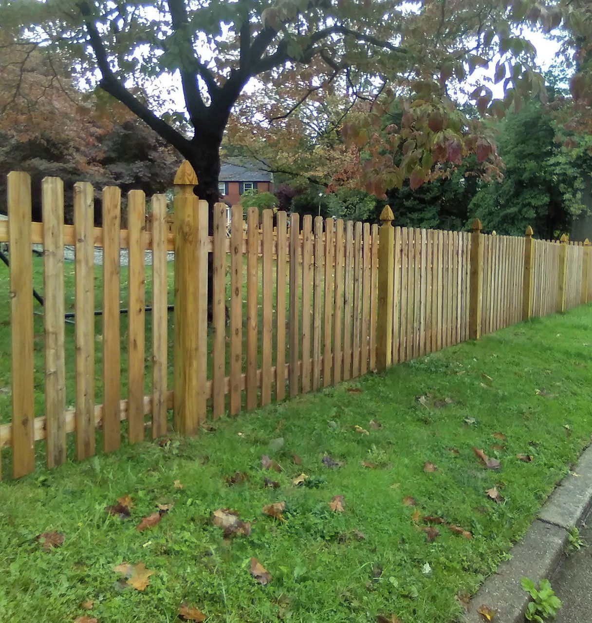 Space picket fence