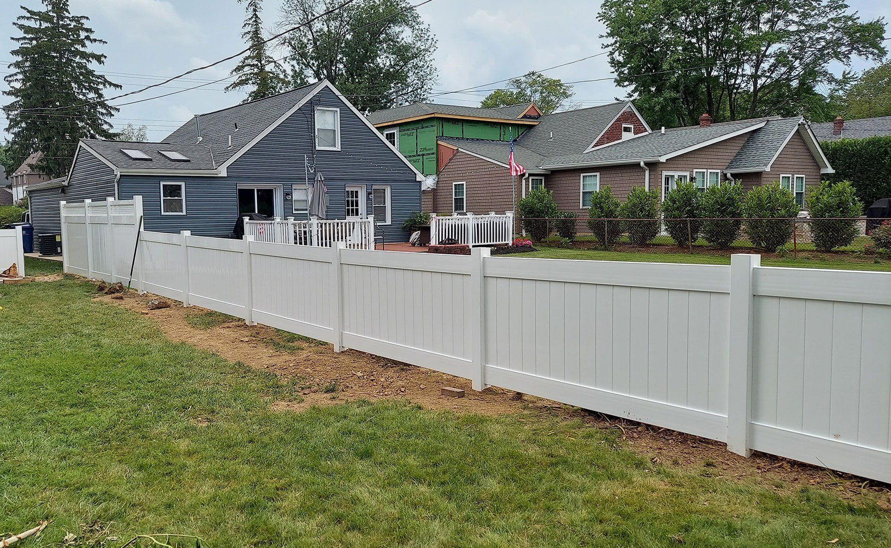 Vinyl fence