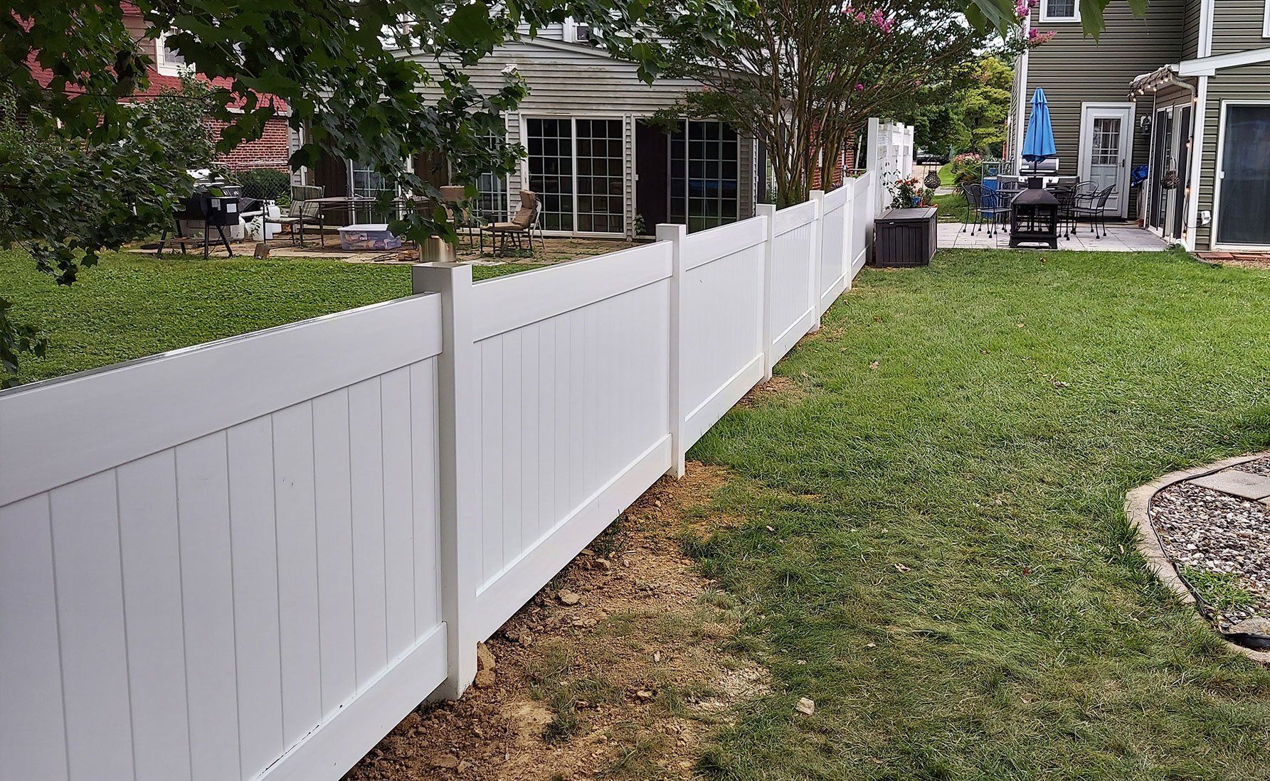 Vinyl fence