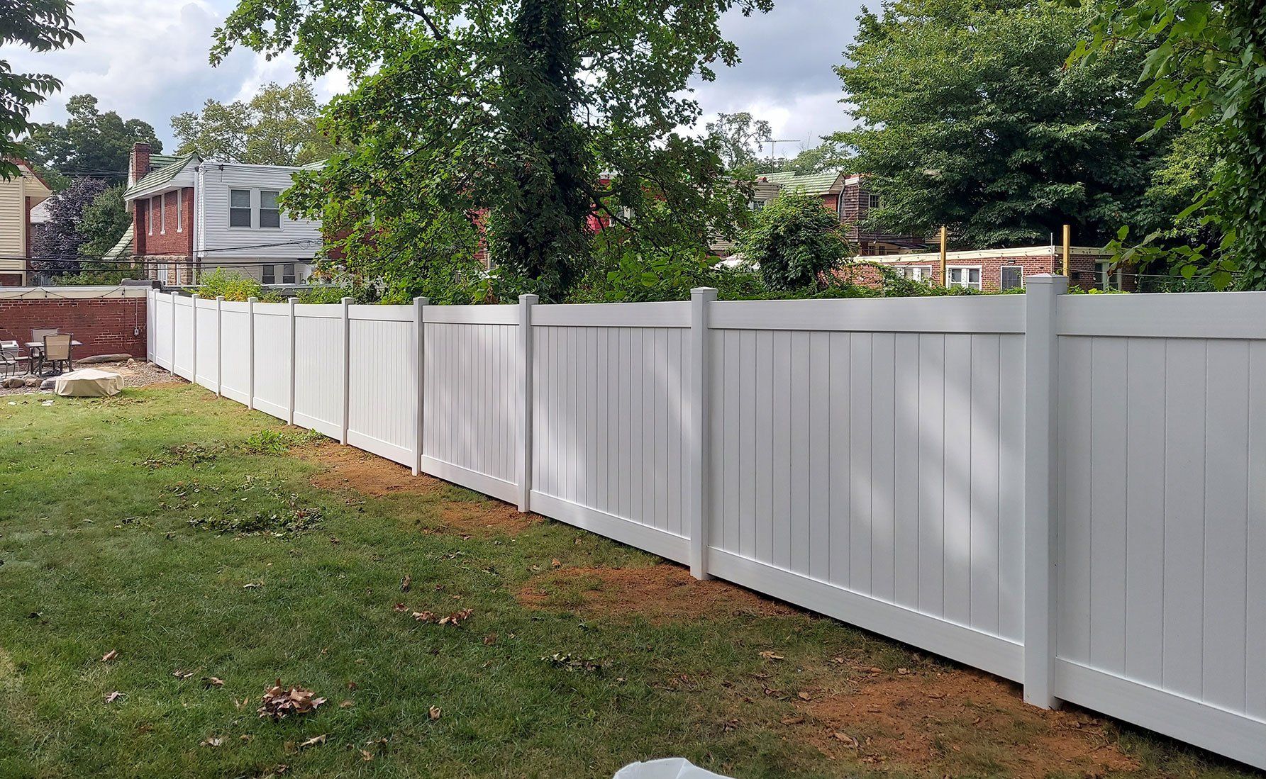 Vinyl fence