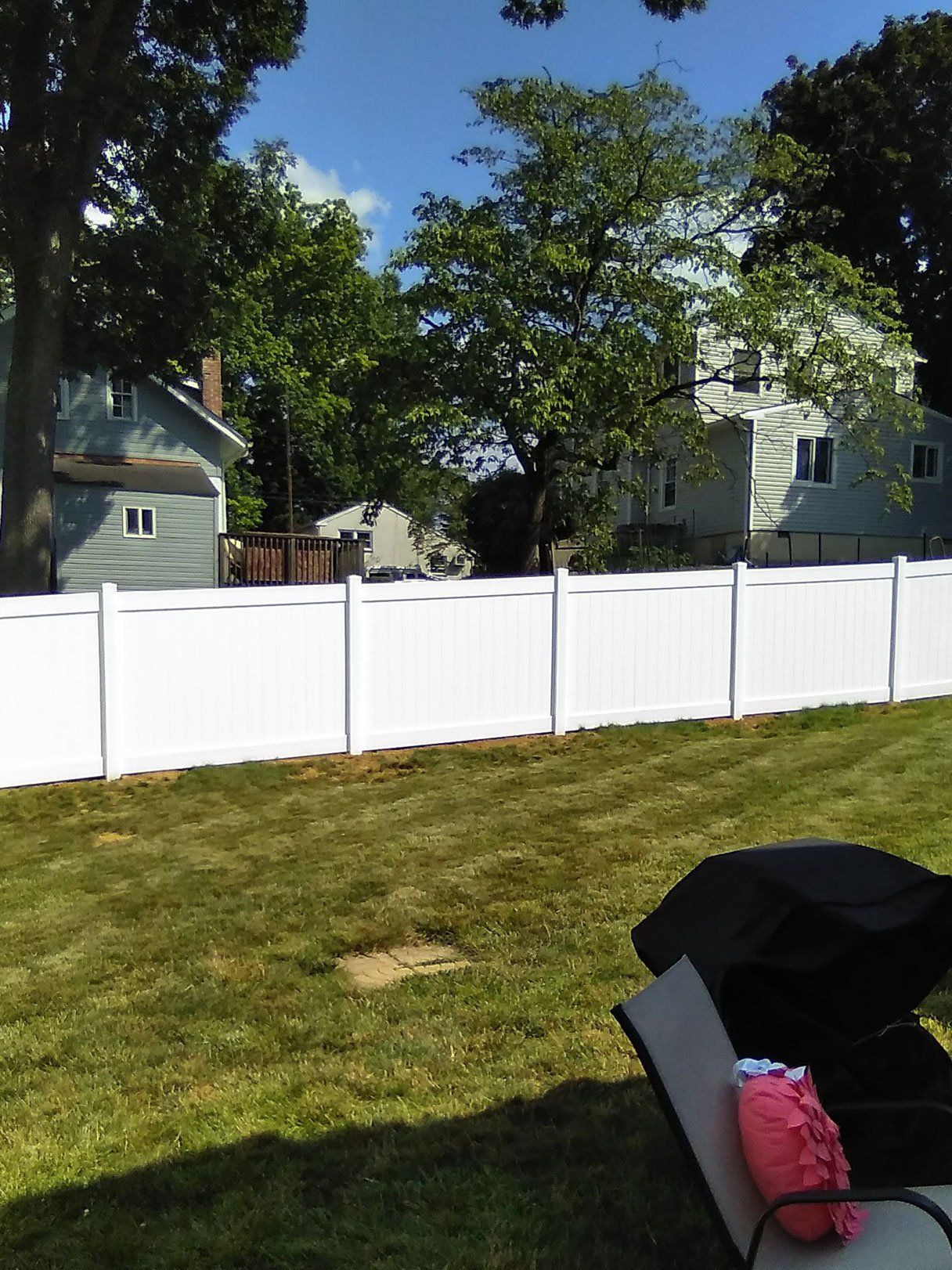 Vinyl fence