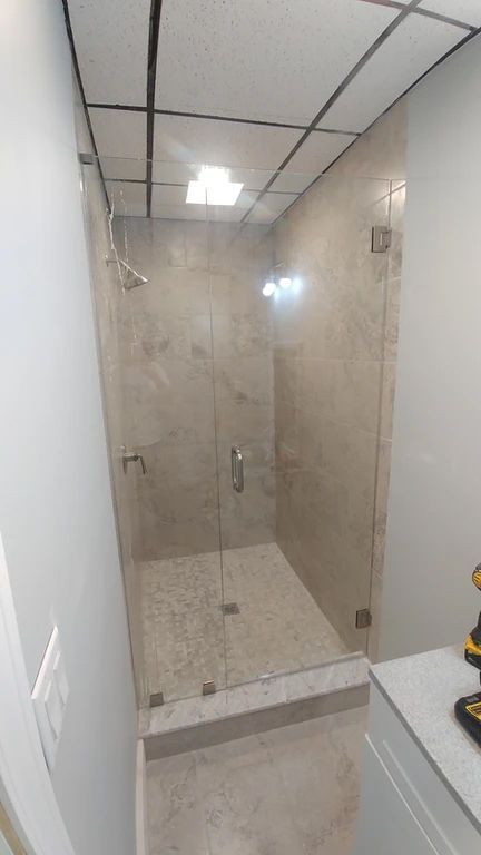 Bathroom glass