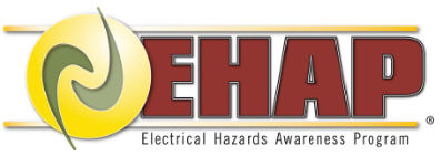 A logo for the electrical hazards awareness program