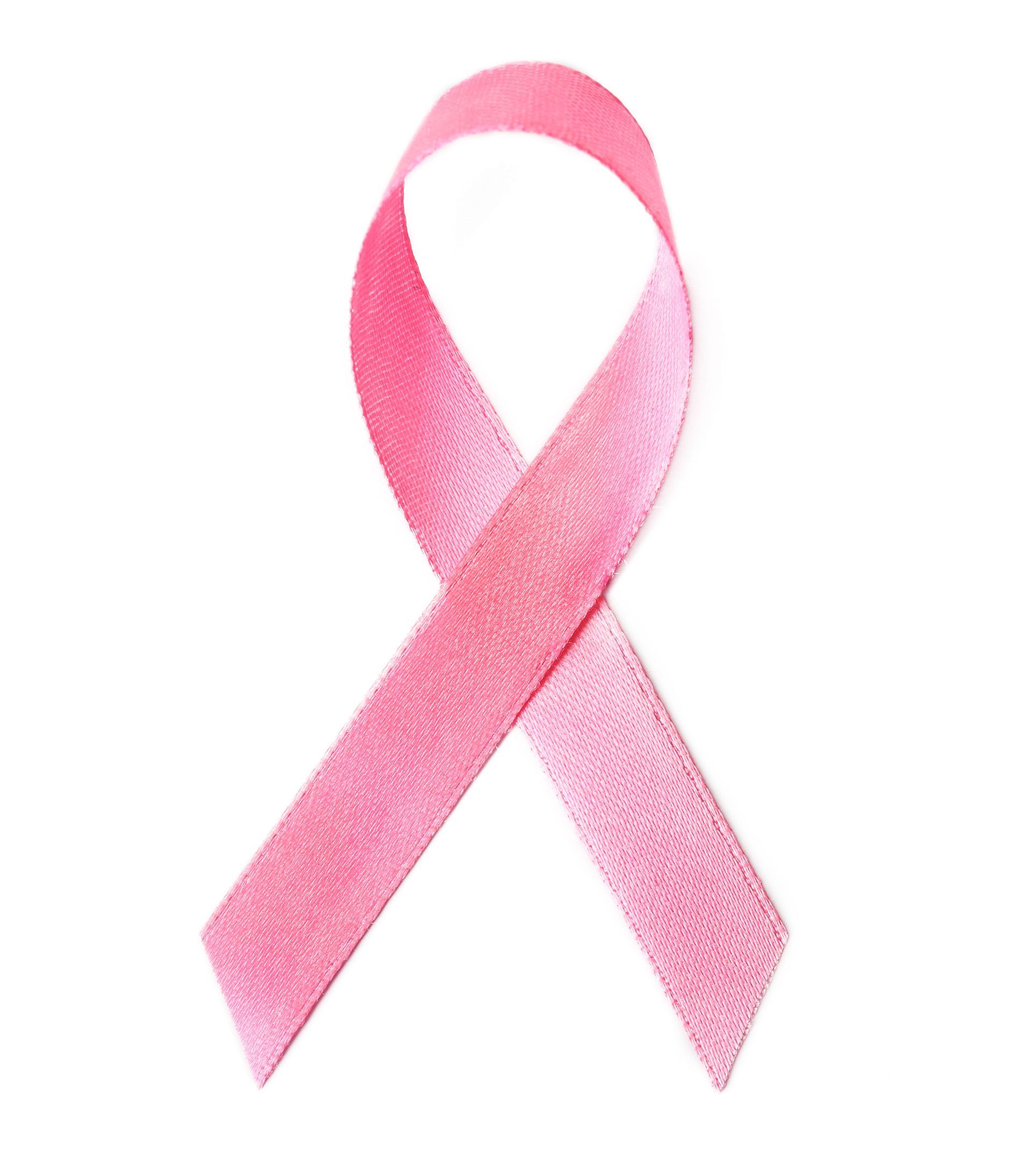 Pink ribbon, a symbol for breast cancer awareness.