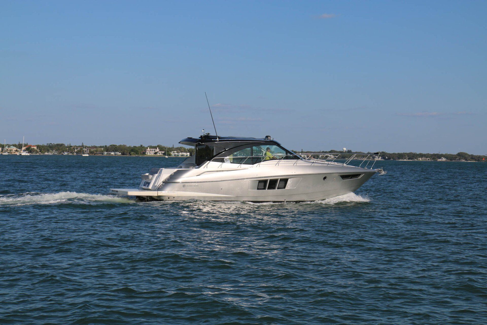 Still Play'n yacht on the water