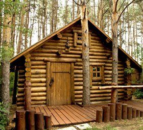 Log cabin refinishing