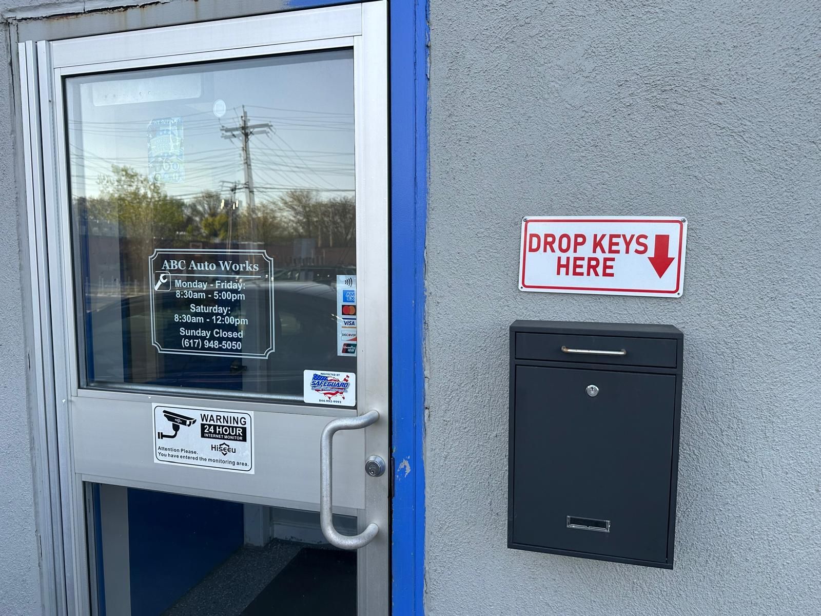 Exterior of a business with a 