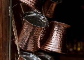 copper mugs