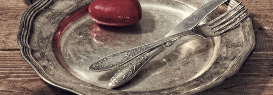 silver flatware needing polishing