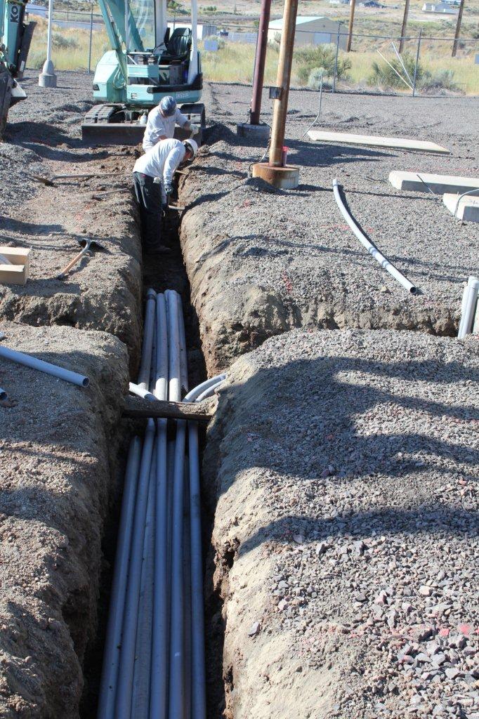 excavation electrical cable