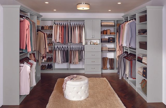 Small ottoman deals for closet