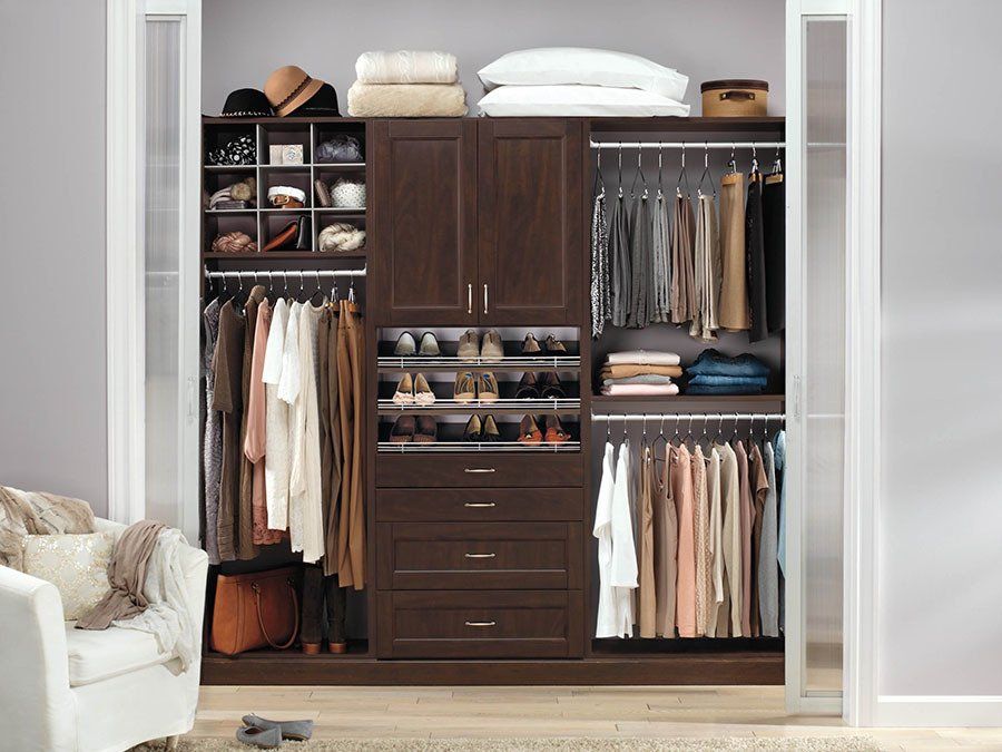 Melamine closet
